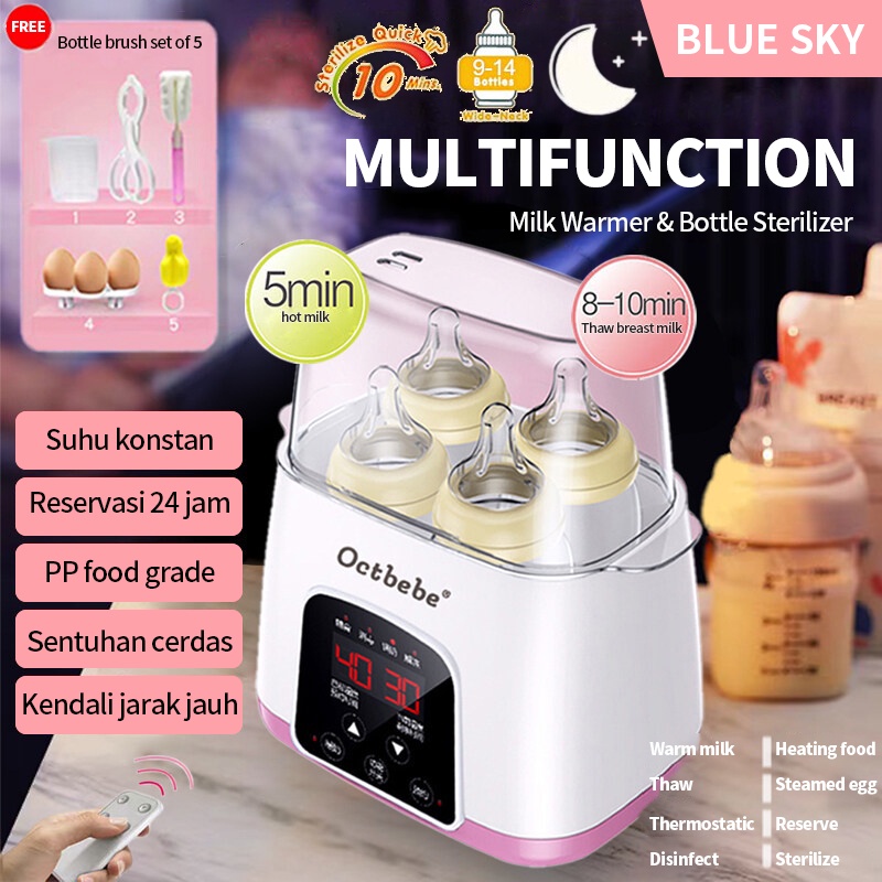 BLUE SKY Baby Feeding Bottle Warmer Heater Bottle sterilizer BPA Alat Steril Botol Susu Bayi Penghangat Botol susu Alat Steril Botol