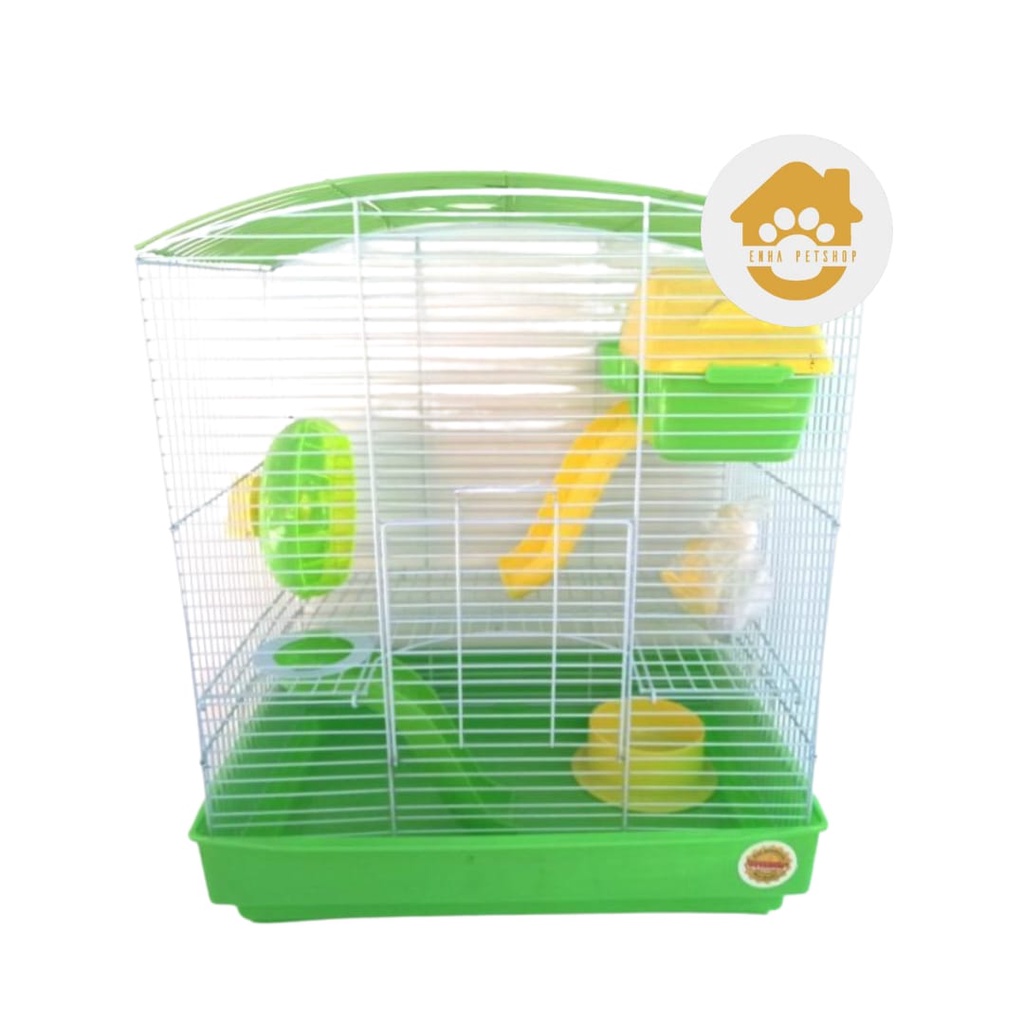 Kandang Hamster Octagon Hm 128 Tingkat 3 Lantai Besar
