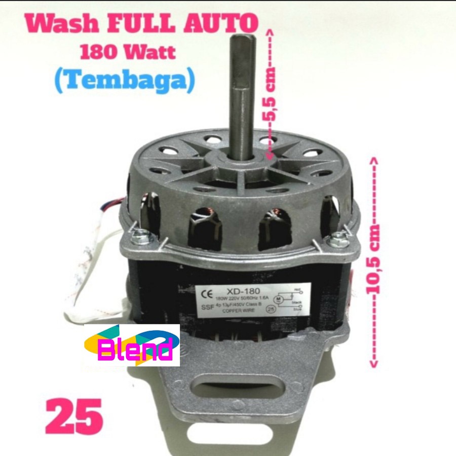 Dinamo Wash Babet No.25 Mesin Cuci FULL AUTO Tembaga 180 Watt LG