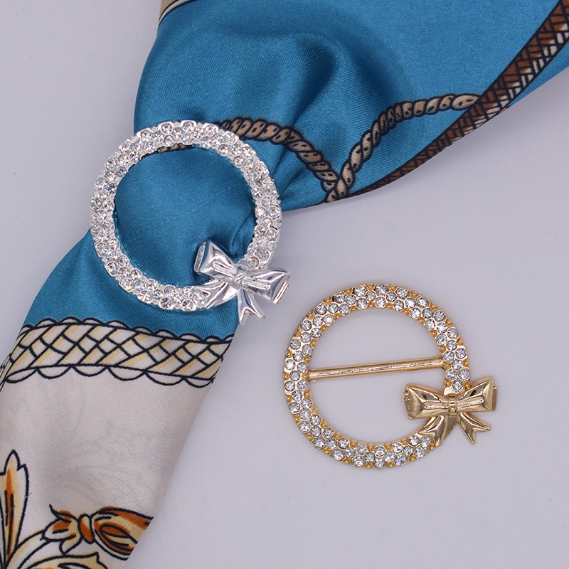 Gesper Simpul Sudut Baju Syal Sutra Gesper Bros Gesper Jilbab Cincin Gaya Baru Kupu-Kupu