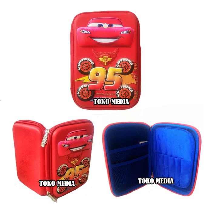

Kotak / Tempat Pensil Organizer Karakter Ala Smiggle - CARS MCQUEEN