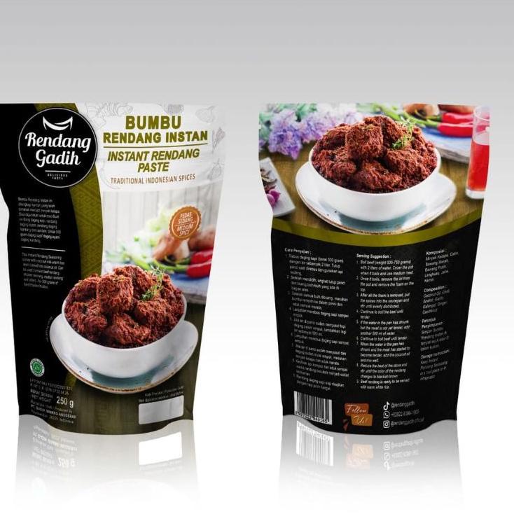 

✱ Bumbu Rendang instan rendang daging gadih siap saji ➯