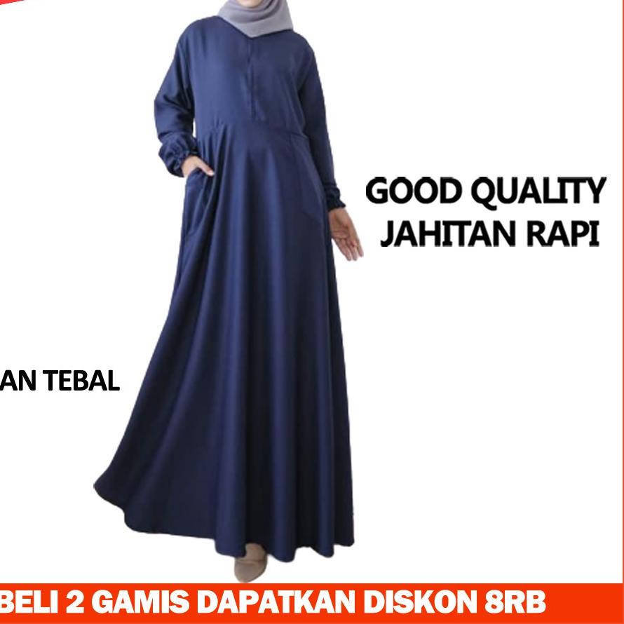 Paling Laris Gamis Terbaru Gamis Syari Pakaian Wanita Import COD Murah Lebaran Fashion Muslim Terbar