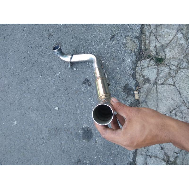 pipa leher knalpot beat inlet 38 beat scoopy genio