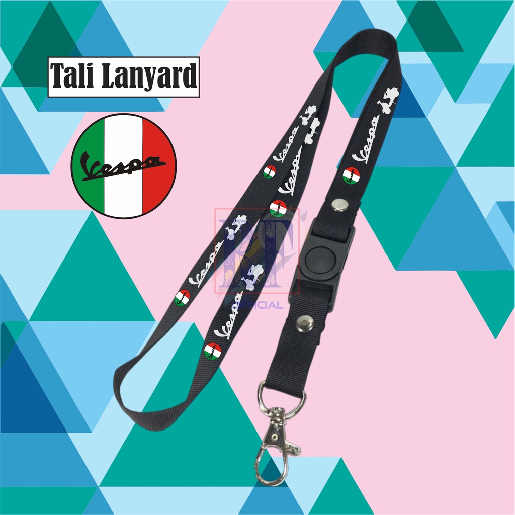 

TALI LANYARD VESPA ITALIA NEW SCOOTER MOTORS GANTUNGAN KUNCI/GANTUNGAN ID CARD/GANTUNGAN FLASHDISK BEST SELLER COD