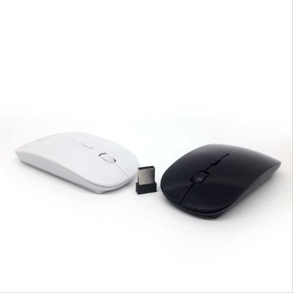 Mouse Wireless Slim untuk PC Laptop Mouse 2.4Ghz Silence Wireless | Garansi 3 Bulan