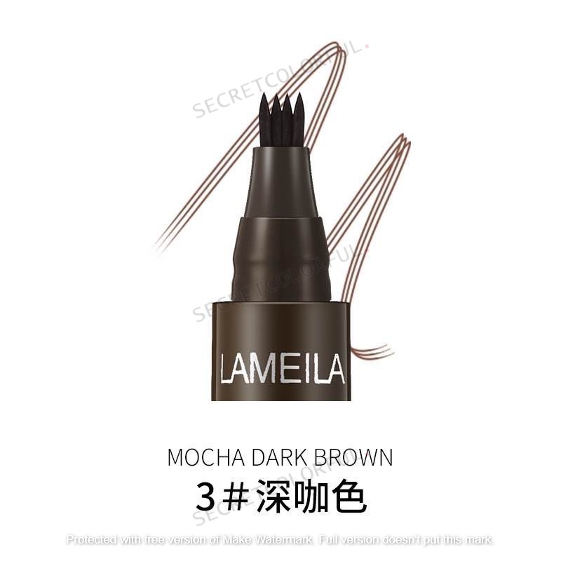 LAMEILA Eyebrow Waterproof Natural Pen Four-claw Tip Long Lasting