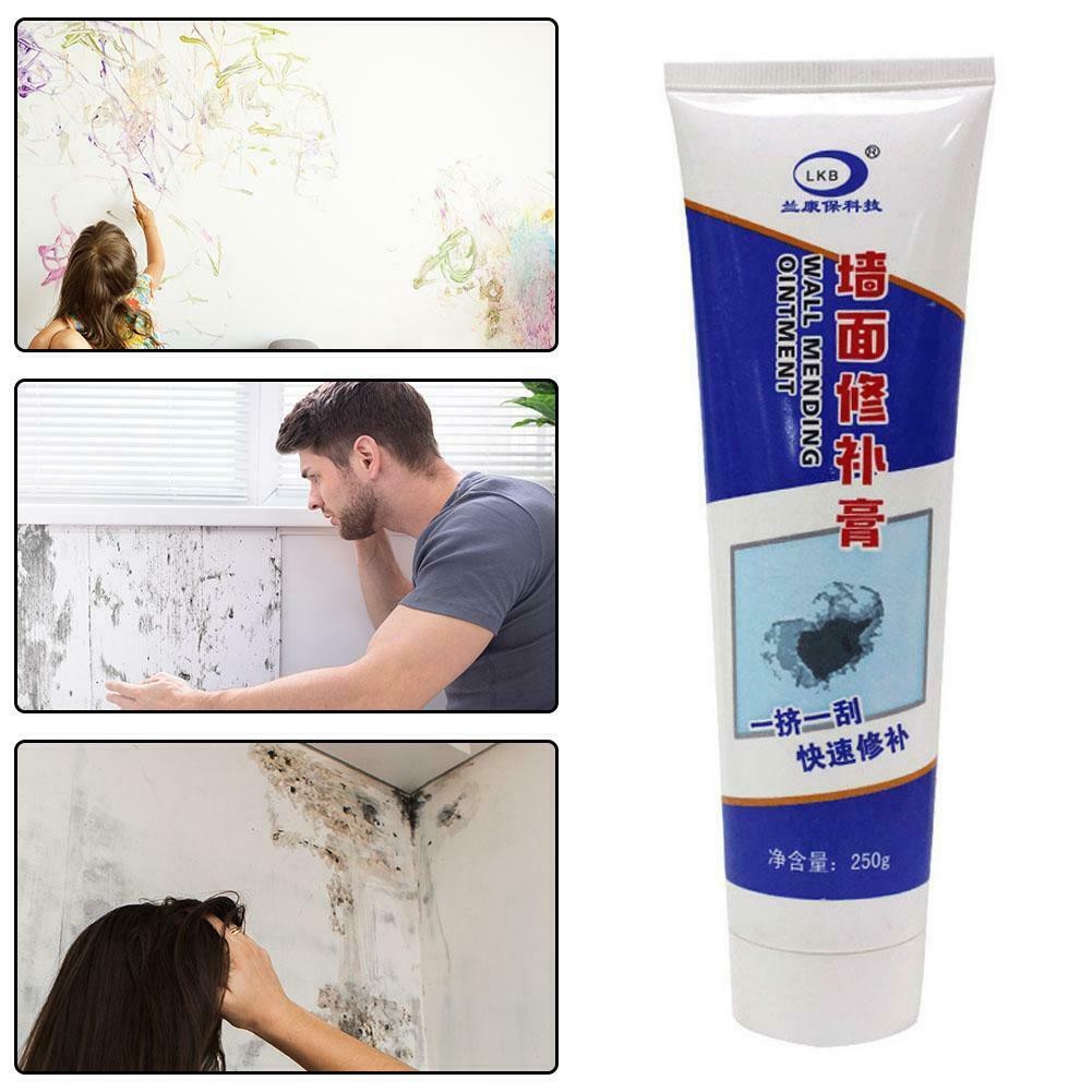 COD VIRAL WALL MENDING OINTMENT krim memperbaiki dinding tahan air 250 gram Plamir Magic Wall Repair Cream Dempul Krim Amplas Penutup Lubang tembok Pasta Penambal TERMURAH