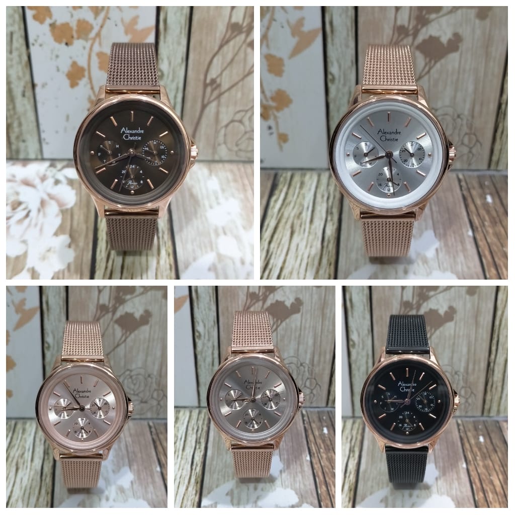Jam Wanita Alexandre Christie AC2A38 AC 2A38 Original Garansi Resmi Alexander Christie