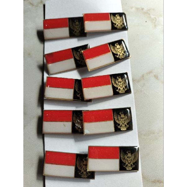 PIN/BROS (FIBER) Bendera Merah Putih Garuda