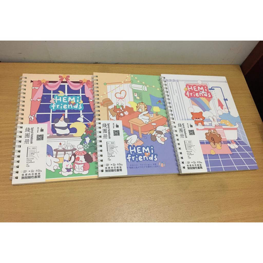 

NOTEBOOK SPIRAL/BUKU CATATAN CANTIK A5 6525-37 143X205MM