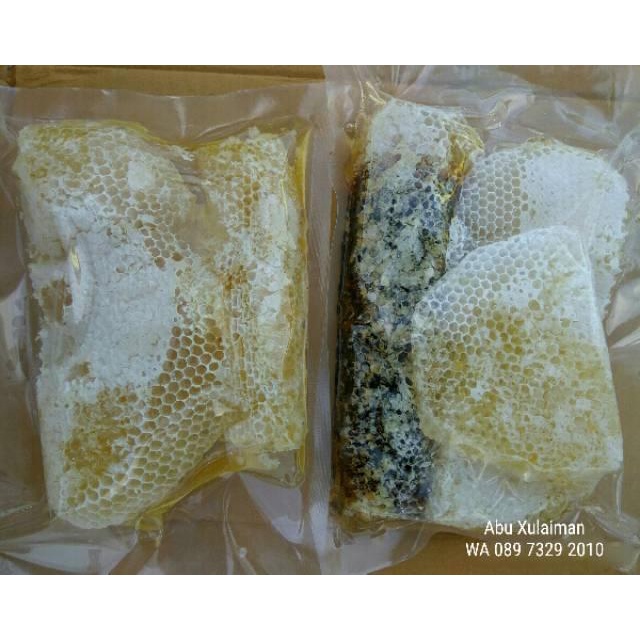 

Sarang Madu Asli 500 Gram Madu Dalam Sarang Madu Murni Mellifera Dan Cerana Berkualitas Best Seller