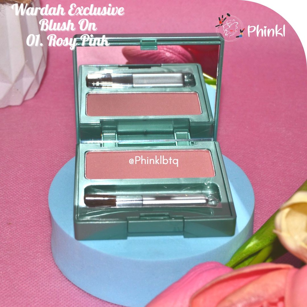 `ღ´ PHINKL `ღ´ ᘺᗩᖇᕲᗩᕼ wardah eksklusive blush on perona pipi makeup halal