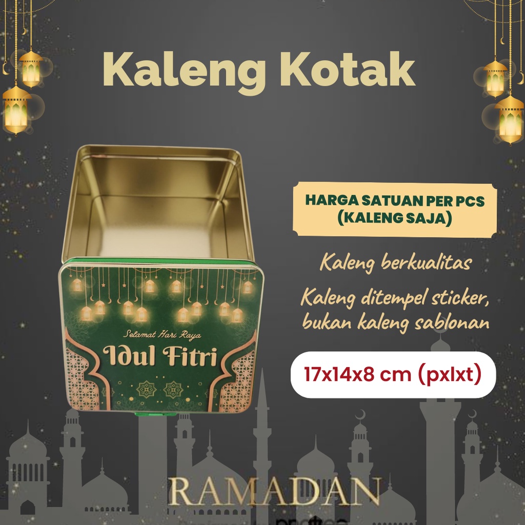 KALENG KOTAK LEBARAN HAMPERS SOUVENIR IDUL FITRI