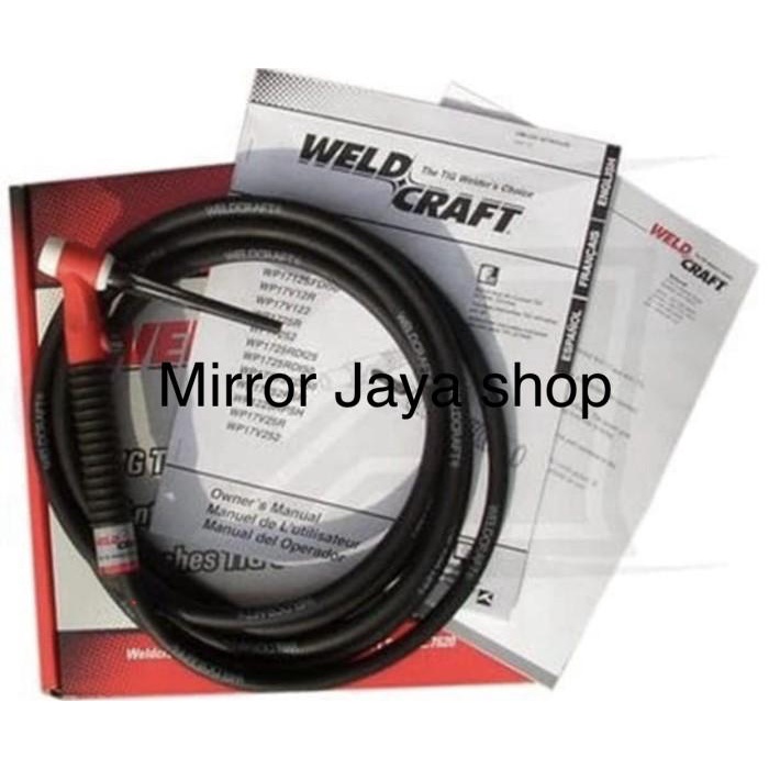 Terlaris Tig Torch Weldcraft Wp-17V-25-2 Usa | Stang Las Argon Wp 17 Weldcraft