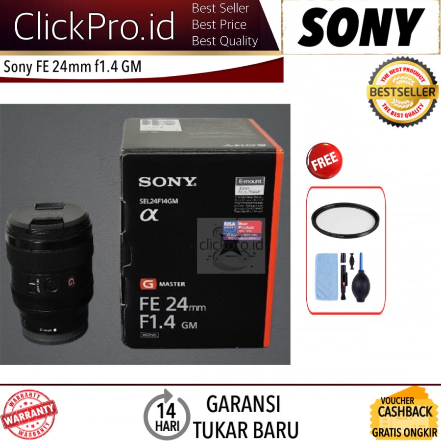 Sony FE 24mm f/1.4 GM - Lensa Sony 24mm