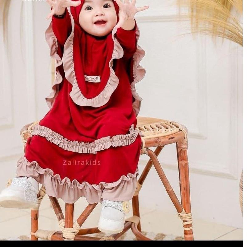 ♞ Gamis syari anak shafira / Gamis anak model terbaru / gamis anak model lucu / Gamis anak Syar'i / 