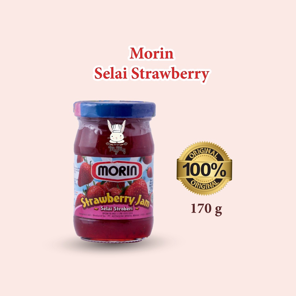 

Morin Strawberry Jam Selai Strawberry 170 Gram