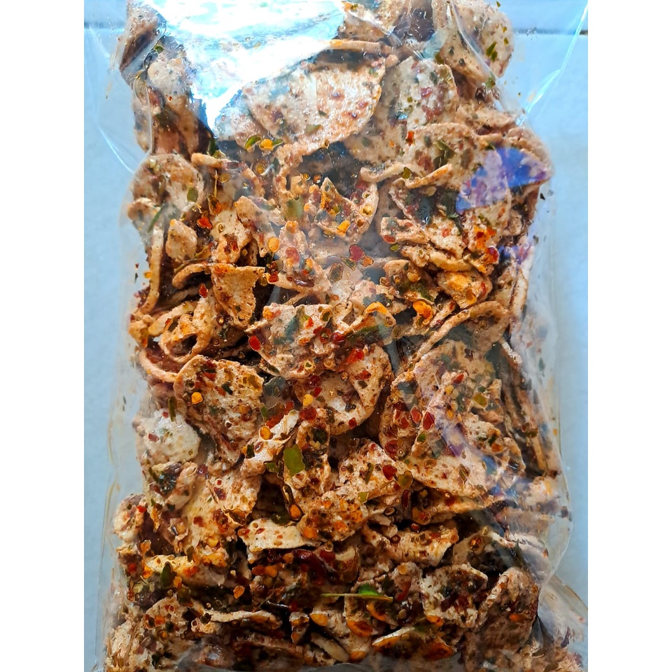 

Basreng Pipih Premium Pedas Daun Jeruk Kari'am Bandung 1Kg
