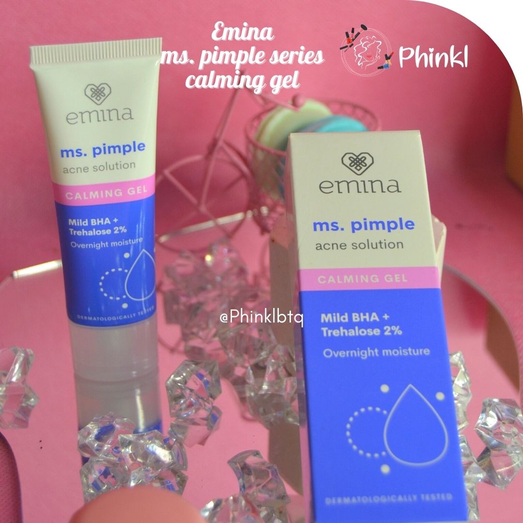 `ღ´ PHINKL `ღ´ ╰☆☆ 𝔢мιℕά ☆☆╮ Emina ms pimple series anti acne jerawat bruntusan memperbaiki skin barrier