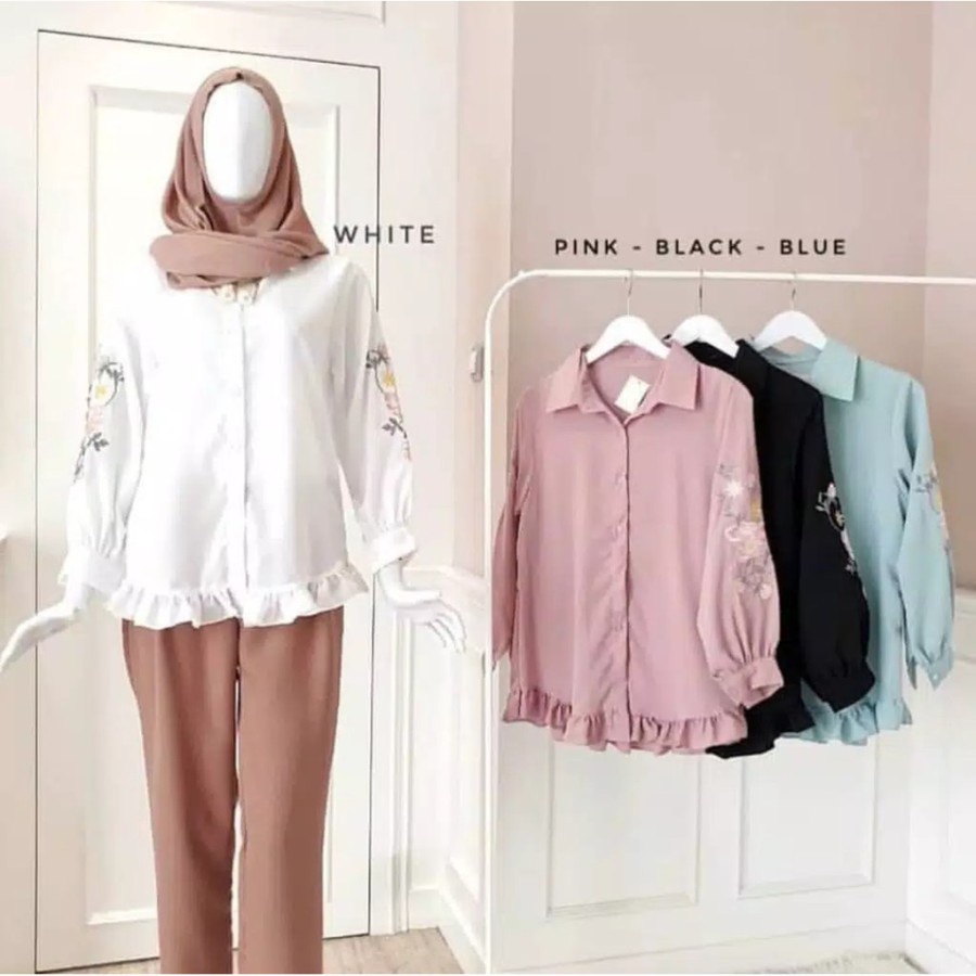 FLORIA ATASAN best seller / FLORIA SHIRT MURAH