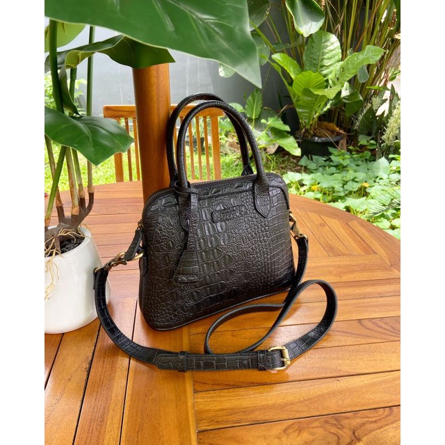 Pepari Leather Tas Wanita Kulit Sapi Satchel Bag PA - 132