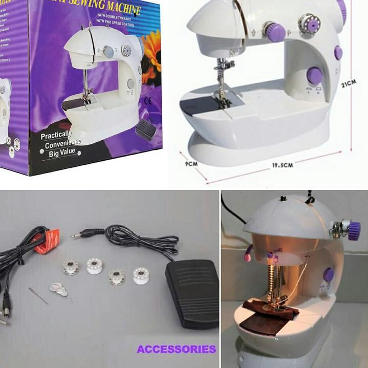 ❁ Mesin Jahit Portable mini SM202A FHSM202 ♝