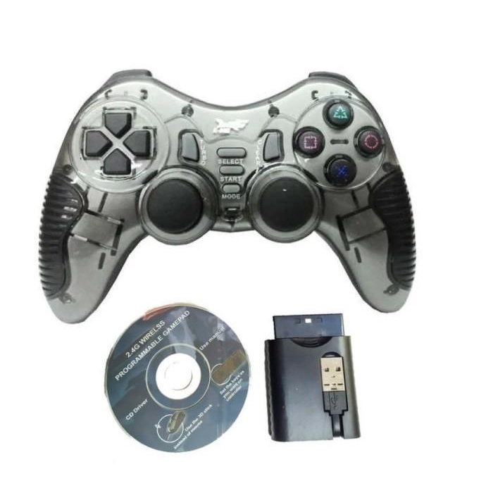 Best Seller Game Pad Single Wireless Turbo K-One | Joy Stick Pc Ps2 Ps3 2.4Ghz