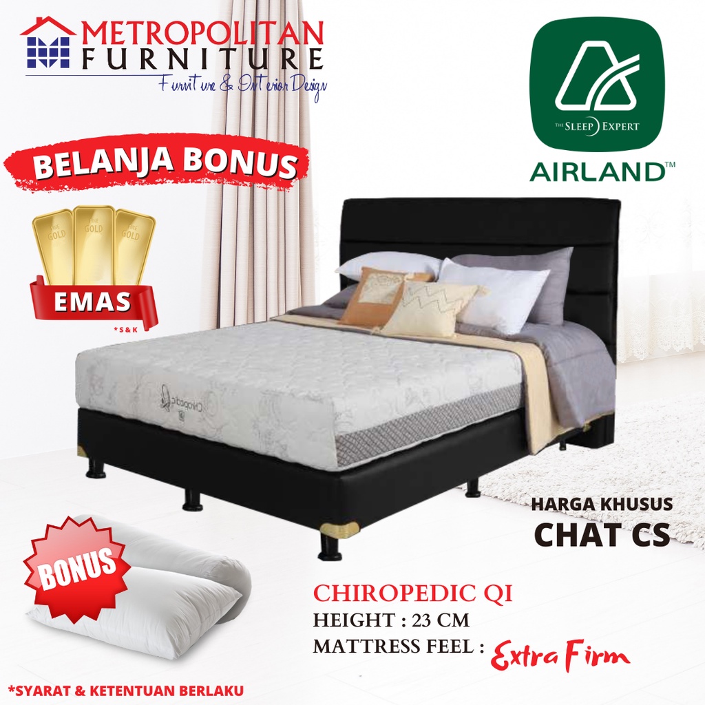 Kasur Springbed Airland Chiropedic QI Spring bed matras