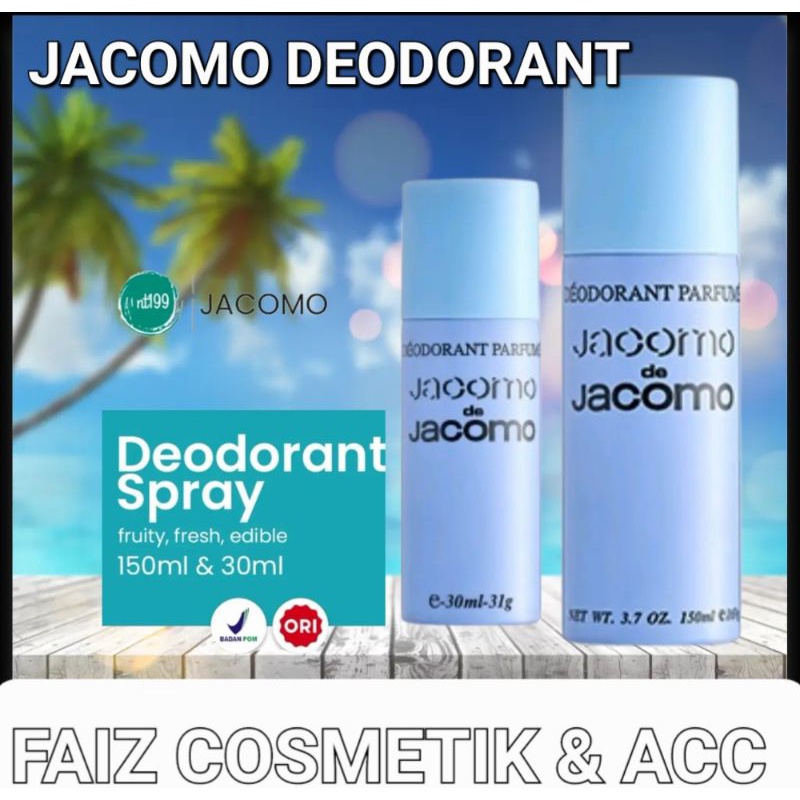 Deodoran Spray Jacomo 150ml [BPOM] TOP &amp; JOS AROMANYA