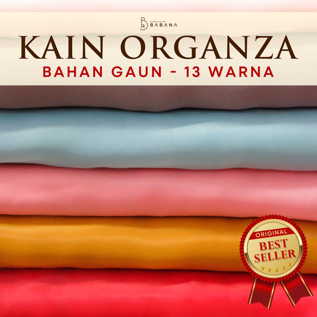 Kain Outer Dress Gamis Organza Polos