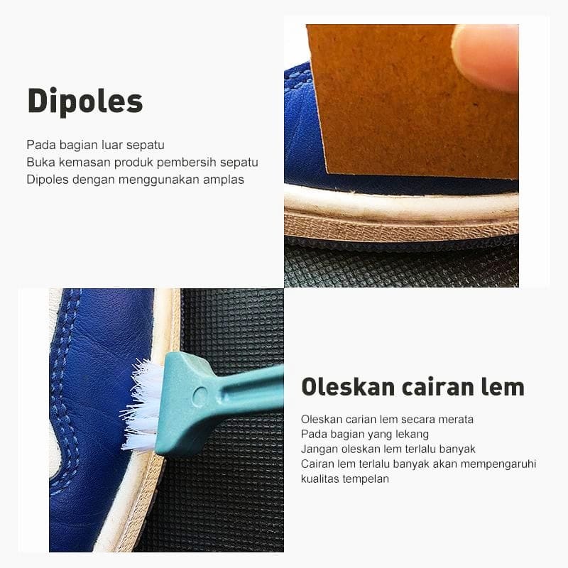 [ JI ] Lem Perekat Sepatu/Sandal HAN JIAO 60ML Cairan Penambal SoL Sepatu