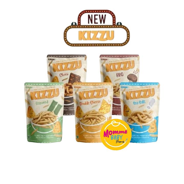 Kokobi Kizzu Cheese Stick 60gr / telur gabus kata oma / omo puff stick keju snack anak Snack MPASI / Snack Bayi / Snack Anak / Cemilan Bayi / Cemilan Anak BBQ CHOCO Snack