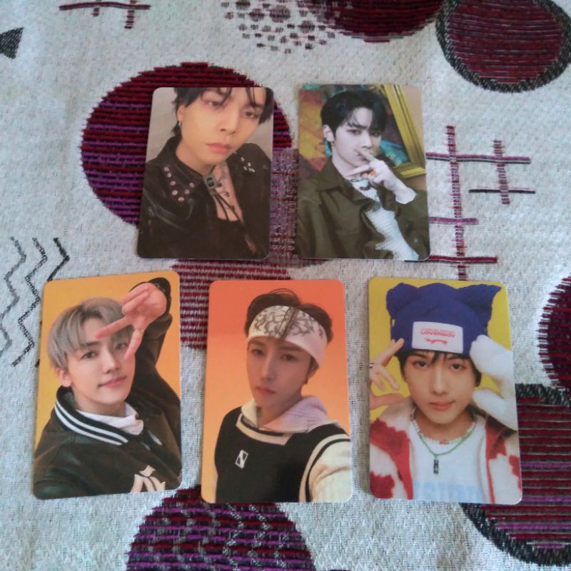 [BACA DESKRIPSI] READY PHOTOCARD NCT JOHNNY STICKER VER. KUN UNIVERSE, RENJUN, JAEMIN SMINI VER, JIS