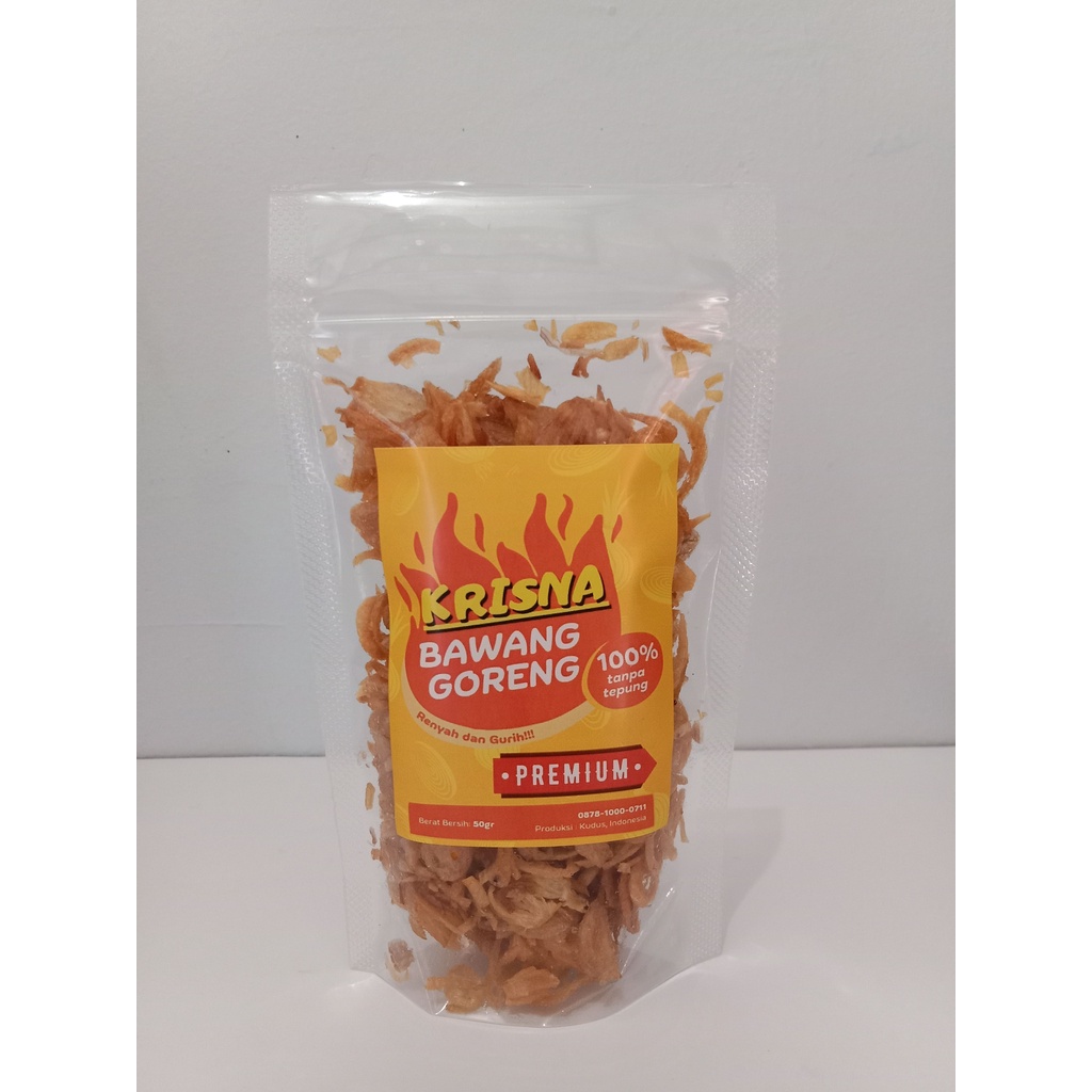 

Bawang Goreng Premium KRISNA A++ | Original 100% Tanpa Tepung, Renyah & Gurih