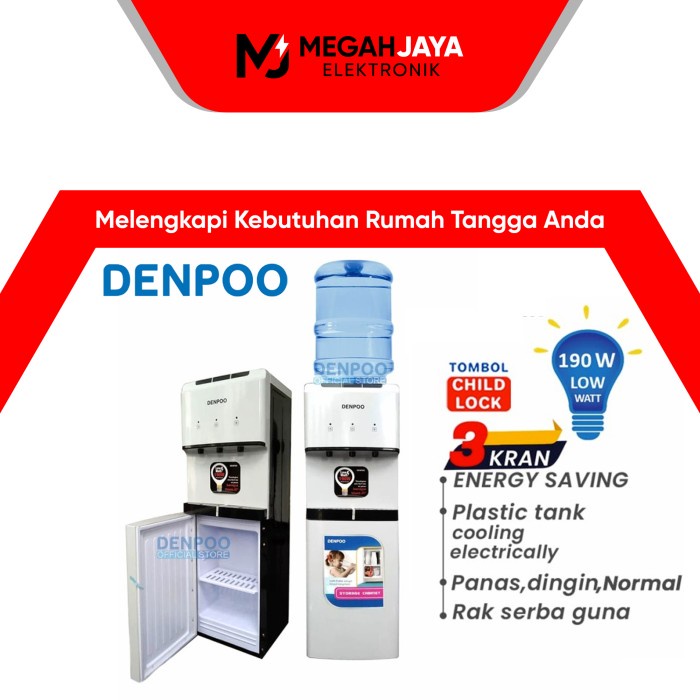Best Seller Denpoo Dispenser Ddk 1105 / Ddk-1105 (Normal, Cool And Hot)