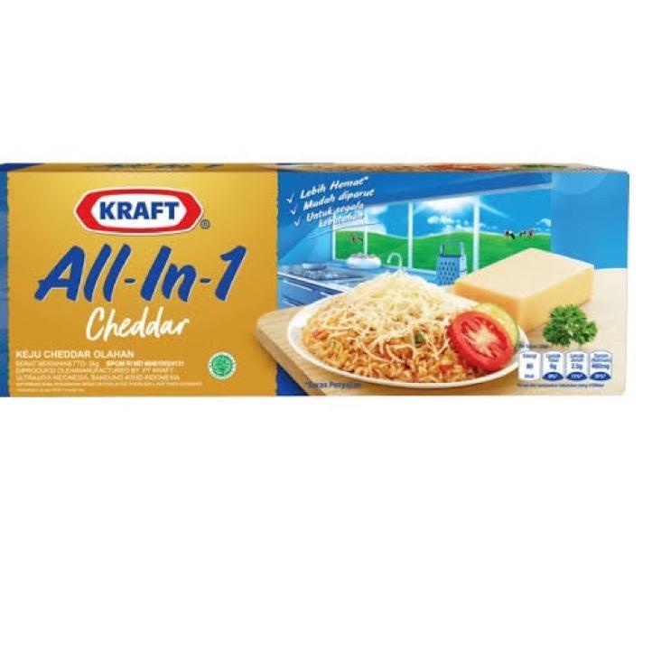 

➤ Keju kraft cheddar all in one 2kg ♚