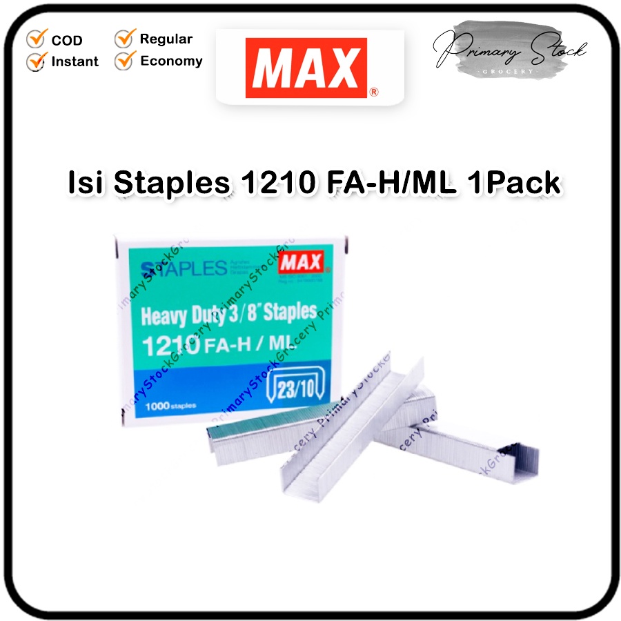 

Isi Staples Max 23/10 Steples 1210 Cetekan FA H ML Cekrekan Stapler 3/8