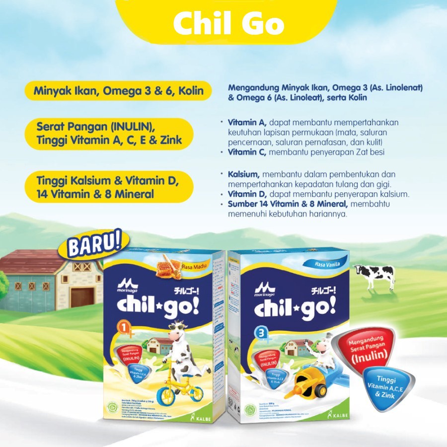 Chil-Go 3+ 700gr Vanilla & Madu