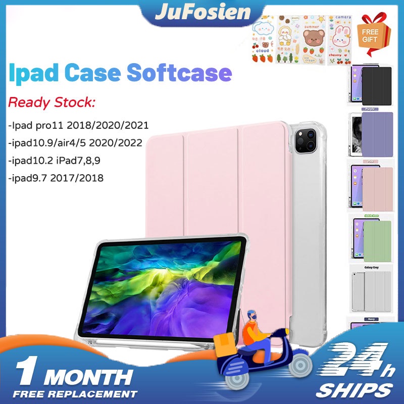 iPAD Case Softcase Silicone iPad for pro11 2018/2020/2021/ipad10.9/air4/5 2020/2022/ipad10.2 iPad7,8,9/pad9.7 2017/2018 pad Case Standard