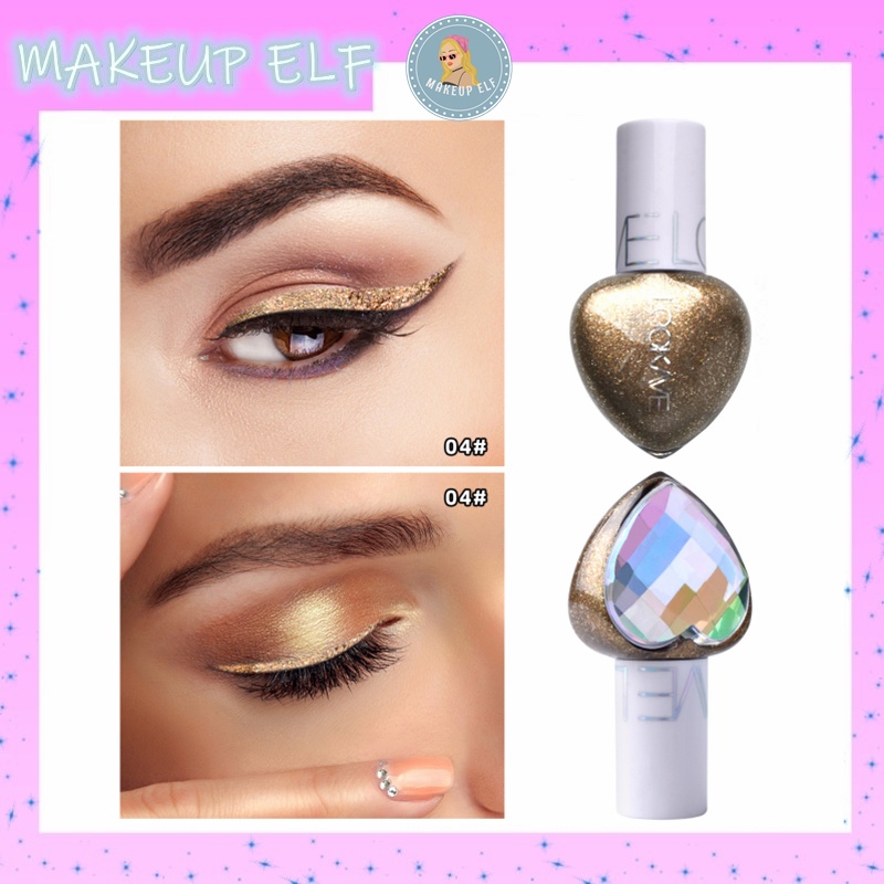 【READY STOCK】MAKEUP ELF Liquid Glitter Eyeshadow Focallure Eyeshadow Cair Eyeshadow Glitter Focallur