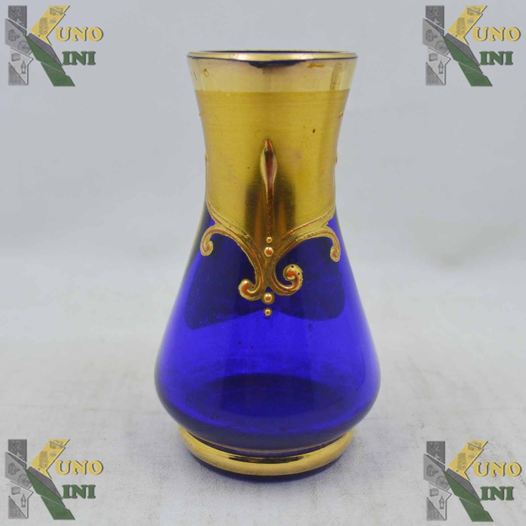 VAS SMALL BOHEMIA - VINTAGE BOHEMIA ART GLASS MINIATURE VASE, Czech
