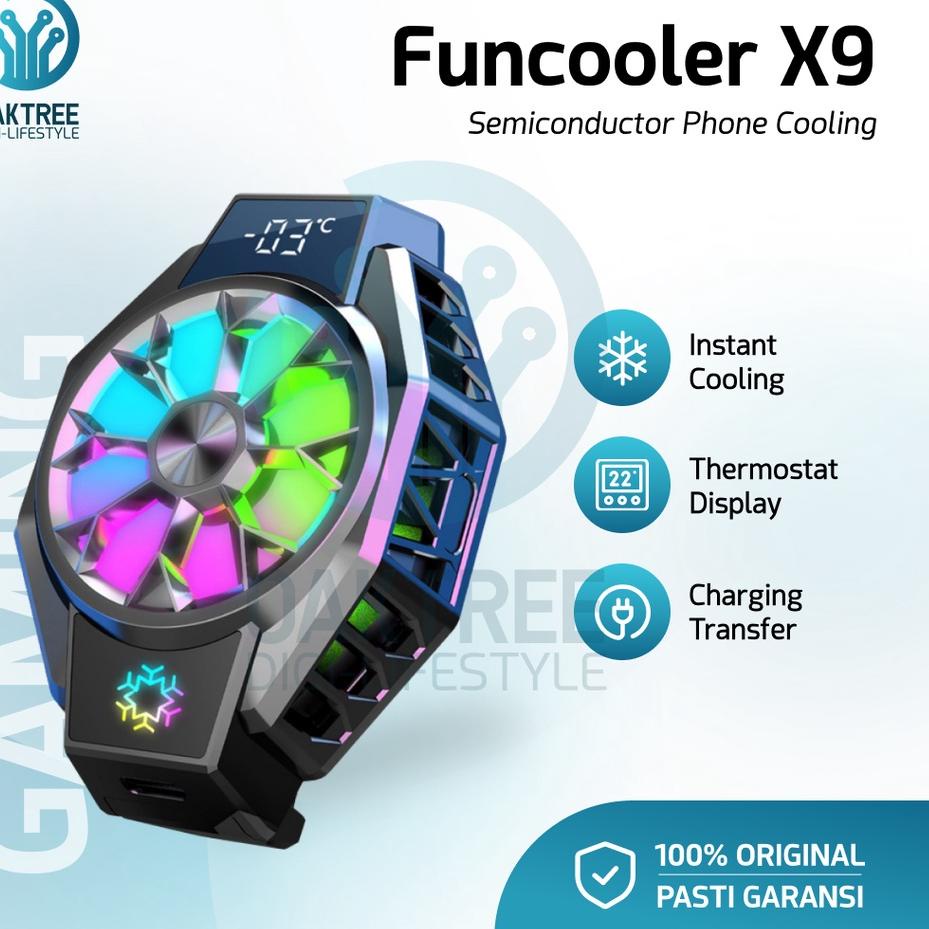 Promo Funcooler X9 Fan Cooler Radiator Pendingin HP Cooling Fan gaming