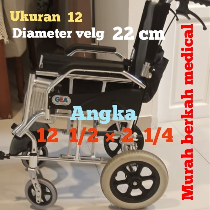 Terlaris Ban Mati Ukuran 12 Kursi Roda Trevel Merk Gea Harga Murah