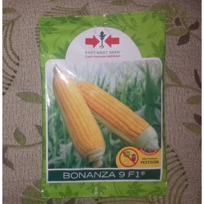 1750 seeds Benih Jagung Manis Bonanza 9 F1 Panah Merah, kemasan asli