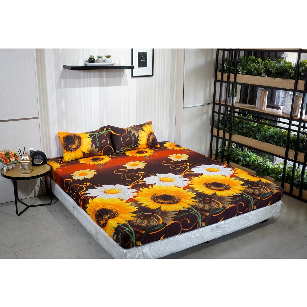 Idola Style Veronica Sprei 100 / 120 Micro Print Tinggi 20 cm MP-8073