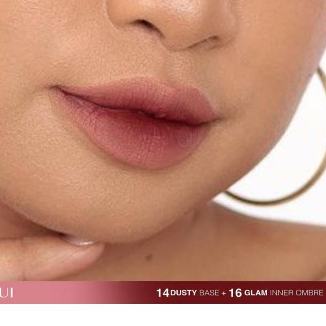 ☜ Ombre Hanasui Viral | Paket Ombre Lips Hanasui | Lipcream Boba & Mattedorable | Lipcream Ombre ✵