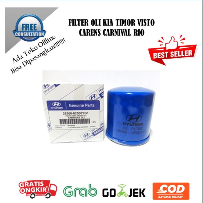 oil filter oli mesin mobil kia timor visto carens carnival rio ORIGINAL