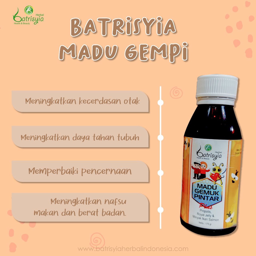 Madu Sehat Gemuk pintar gempi Batrisyia herbal