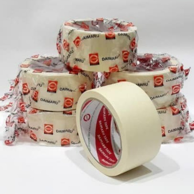 

Masking Tape DAIMARU 48mm 21METER FULL Lakban Kertas Besar 2inch Ori